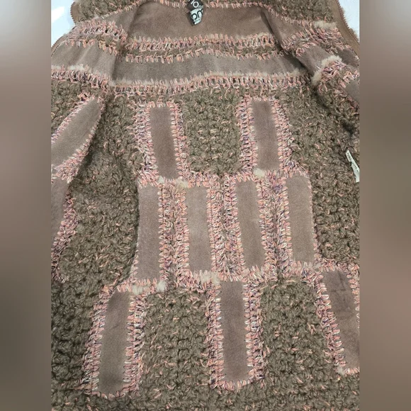 Vintage Norma Canada Womens Mink Fur Wool Yarn Coat Cabincore - Picture 7 of 11